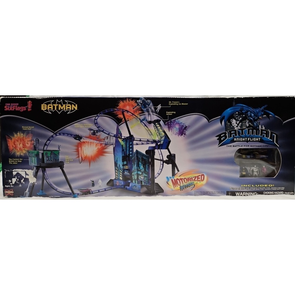 BATMAN‎ 2003 The Rides Of Six Flags BATMAN KNIGHT FLIGHT Battle For Gotham NIB